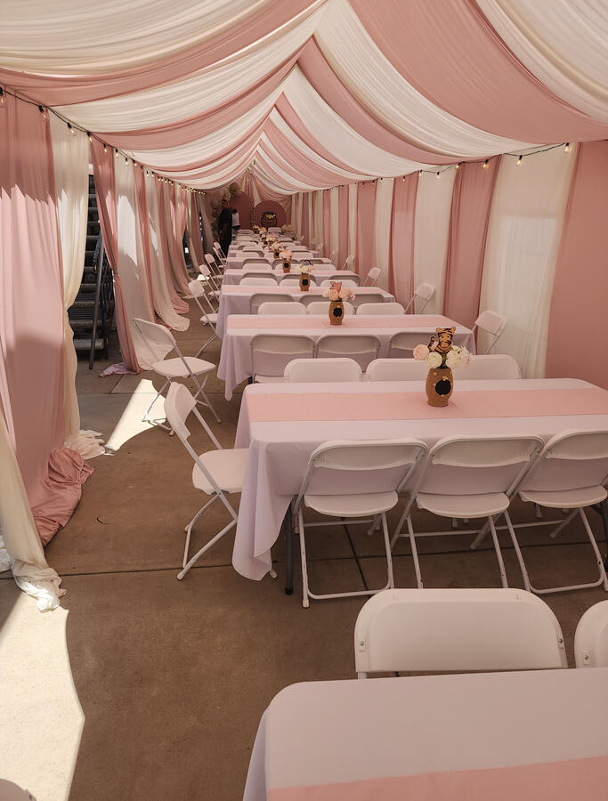 Tent/Drape/Tables&Chairs